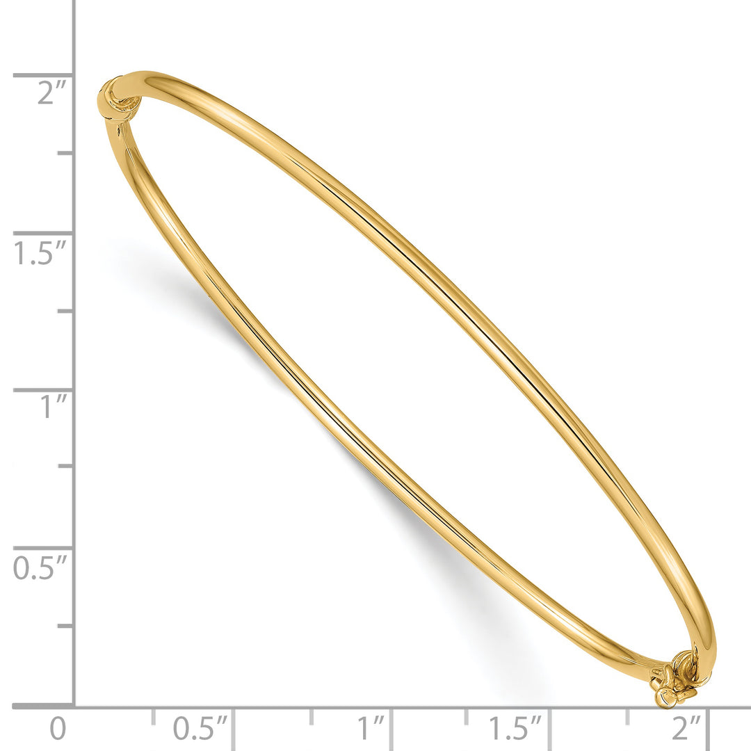 Brazalete Bangle 14K con Bisagra