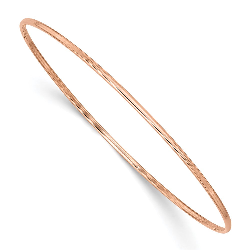 Brazalete Slip-on en Oro Rosa de 14k de 1.5mm Pulido