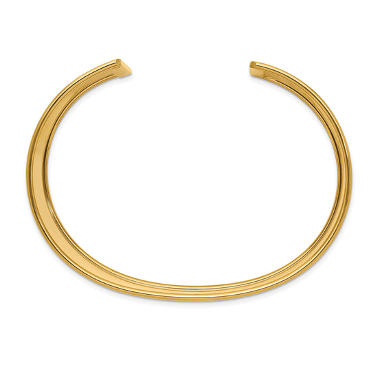 Brazalete Cuff en Oro Amarillo de 14K Pulido (37mm)