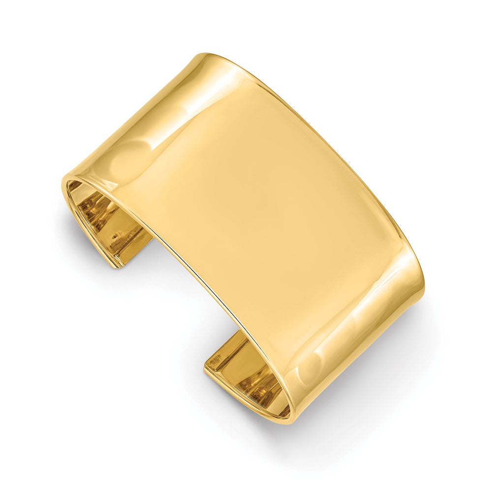 Brazalete Cuff en Oro Amarillo de 14K Pulido (37mm)