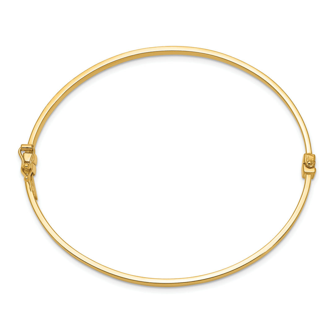 Brazalete Bangle Hingido Pulido 14K