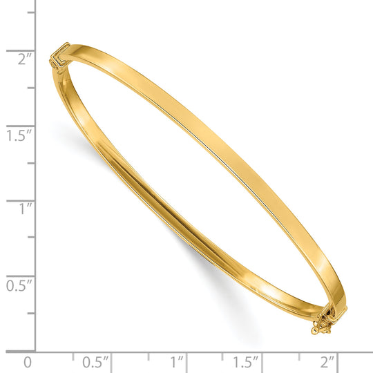 Brazalete Bangle Hingido Pulido 14K