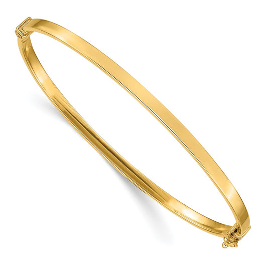 Brazalete Bangle Hingido Pulido 14K