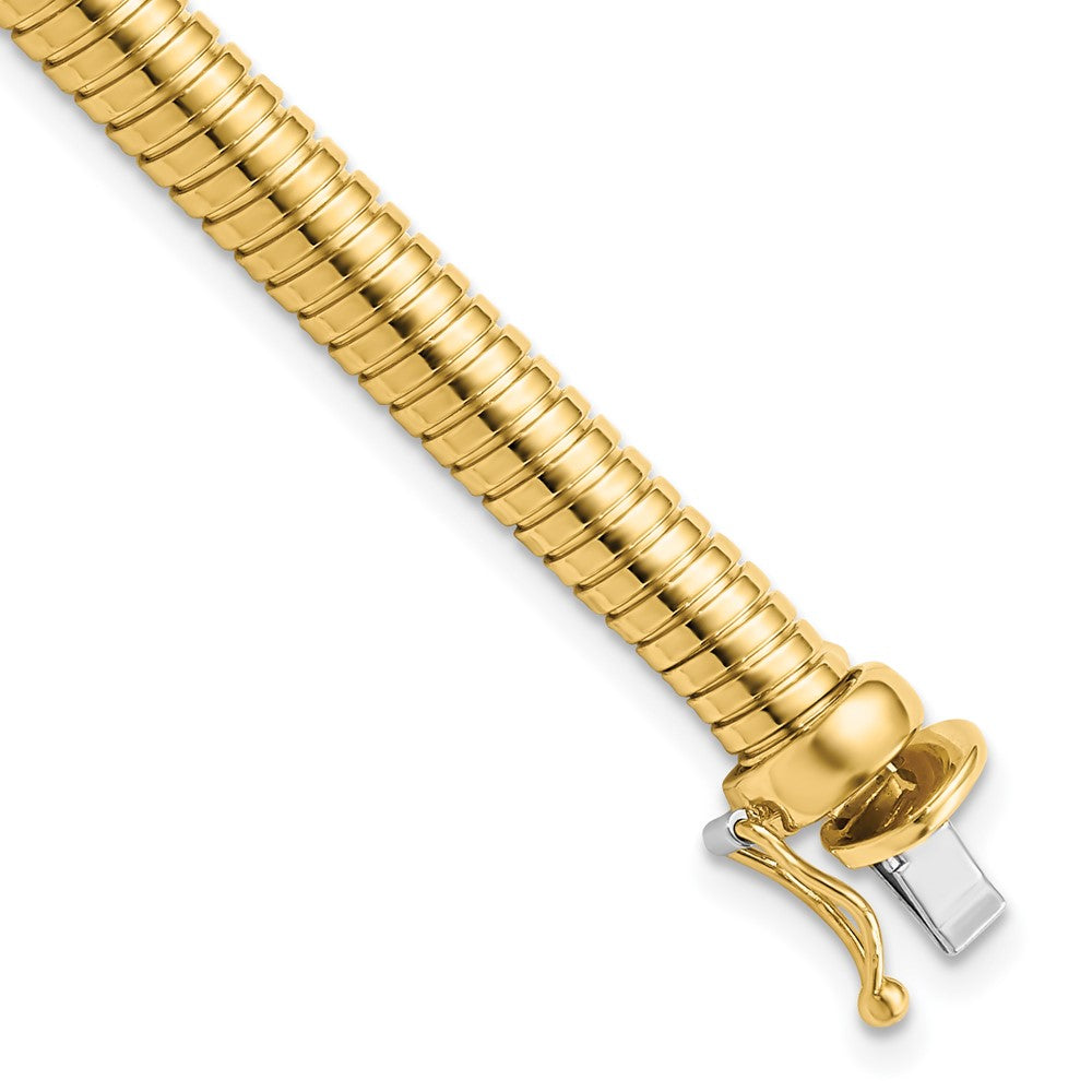 Pulsera Fancy Link Pulida de 14K