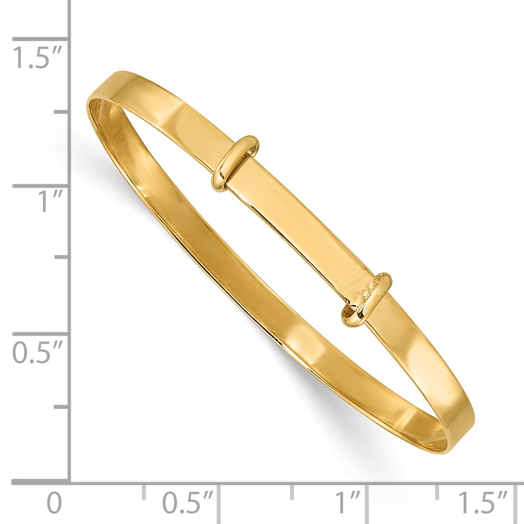 Brazalete Expandible para Bebé en Oro Amarillo de 14K Pulido - Madi K