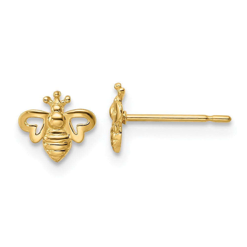 Pendientes de Abeja Madi K en Oro Amarillo de 14k