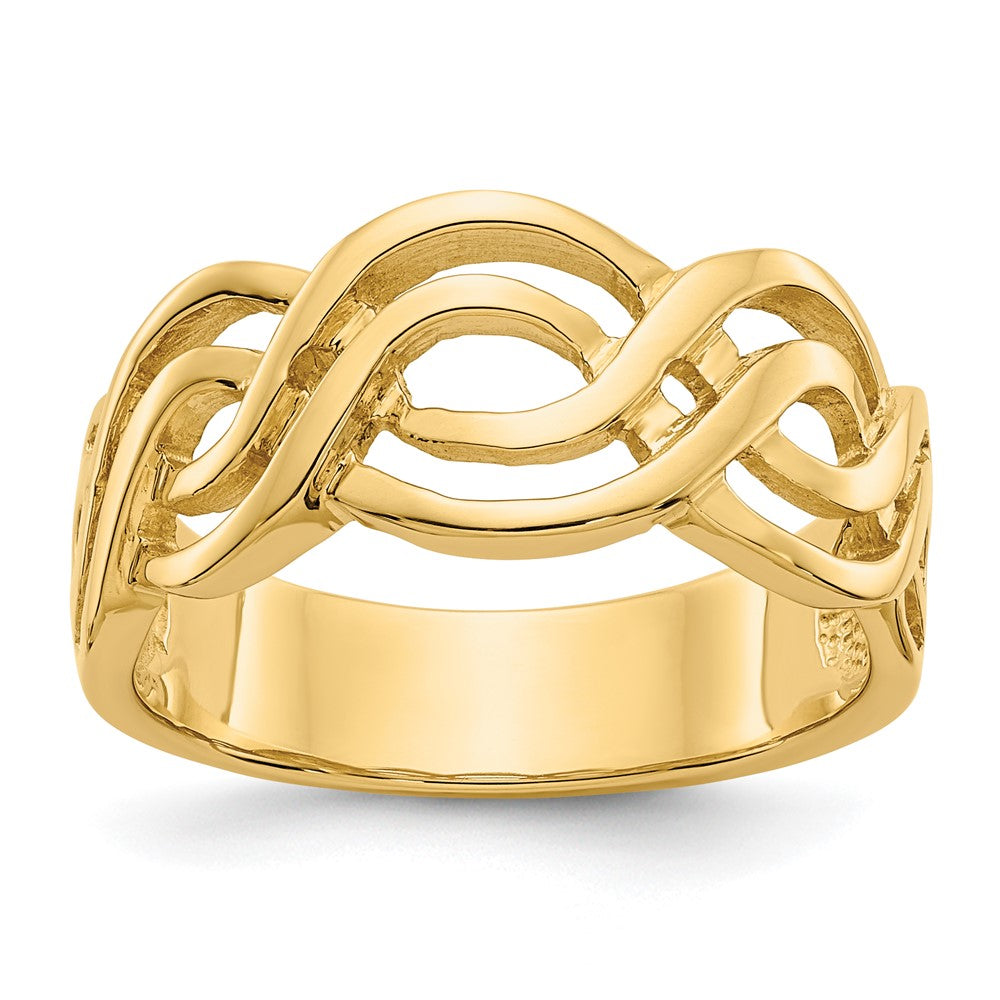 Anillo de Infinito en Oro Amarillo de 14k