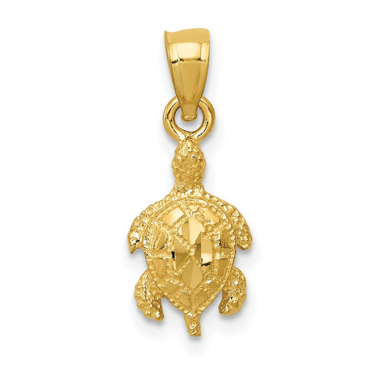 Dije de Tortuga en Oro Amarillo de 14K