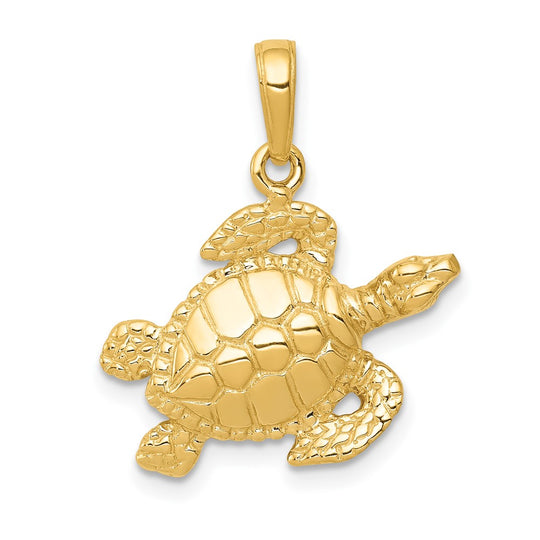 Colgante de Tortuga Marina 14k