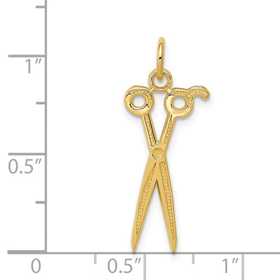 Dije de Tijeras en Oro de 14K