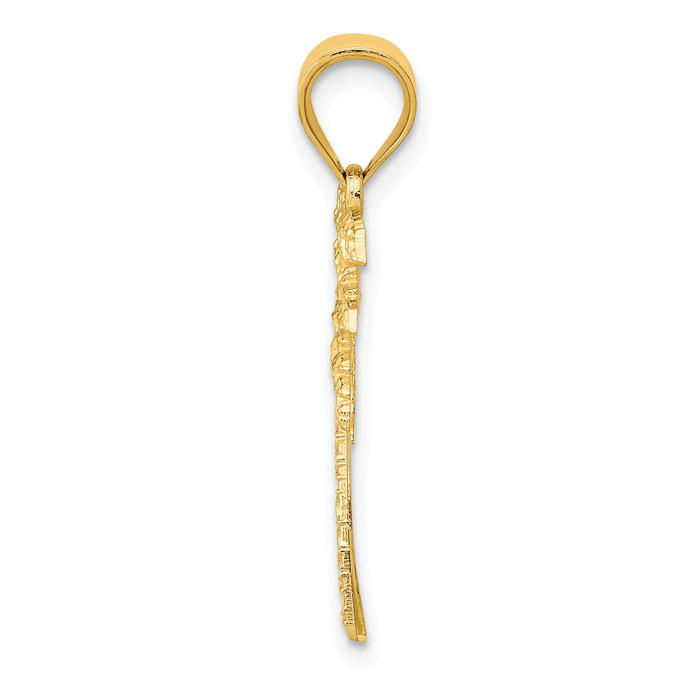 Colgante Mini Árbol de Palma en Oro Amarillo de 14K