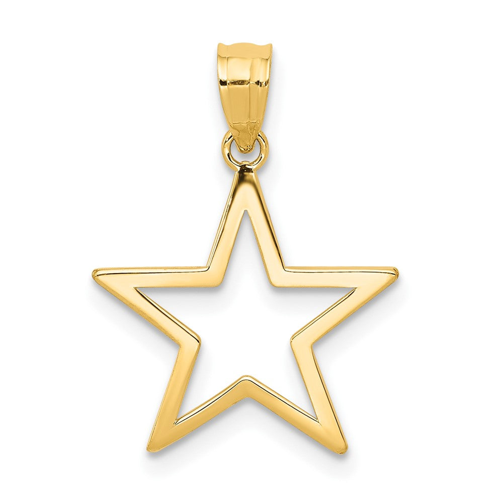 Colgante de Estrella en Oro Amarillo de 14K