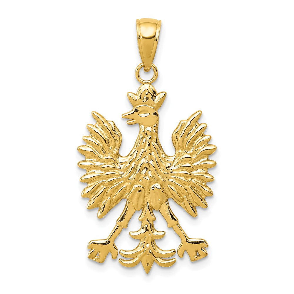 Colgante Fénix Mitológico en Oro Amarillo de 14K