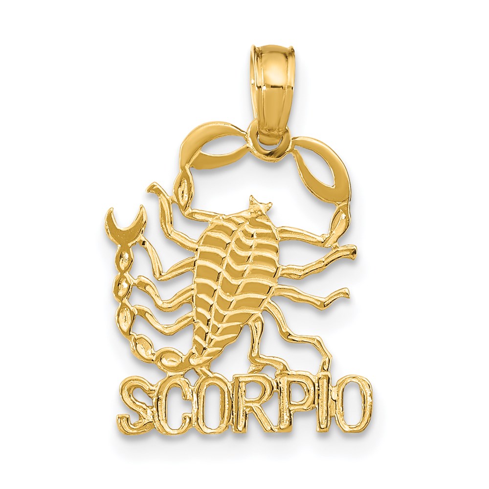 Dije de Escorpio en Oro de 14k