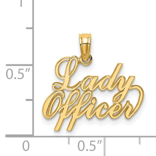 Colgante 14k Lady Officer