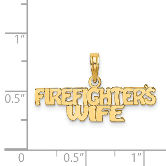 Colgante "Firefighter's Wife" en Oro Amarillo de 14K