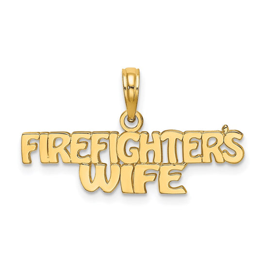 Colgante "Firefighter's Wife" en Oro Amarillo de 14K