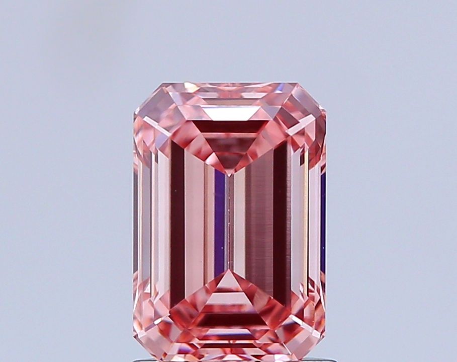 DIAMANTE DE LABORATORIO (SUSTENTABLE) ESMERALDA 1.57 PINK VVS2 IGI- LG637457540