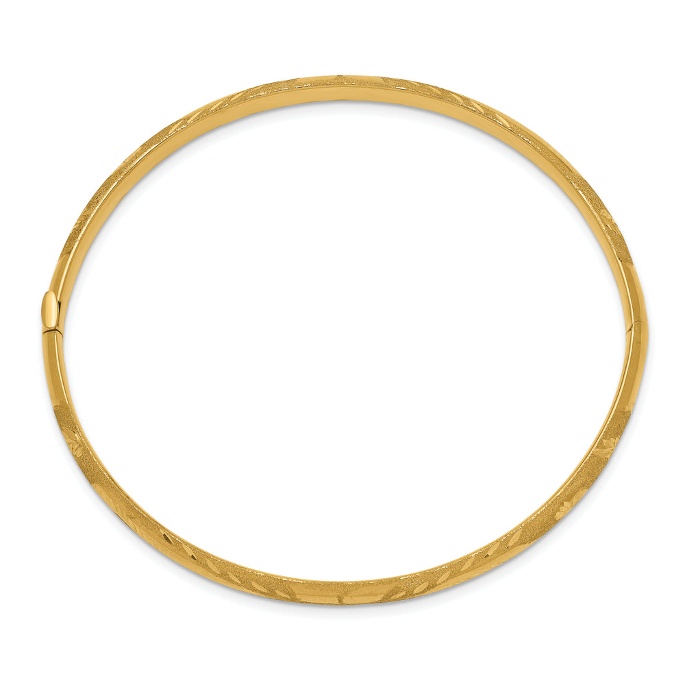 Brazalete Bangle con Corte Láser 14K