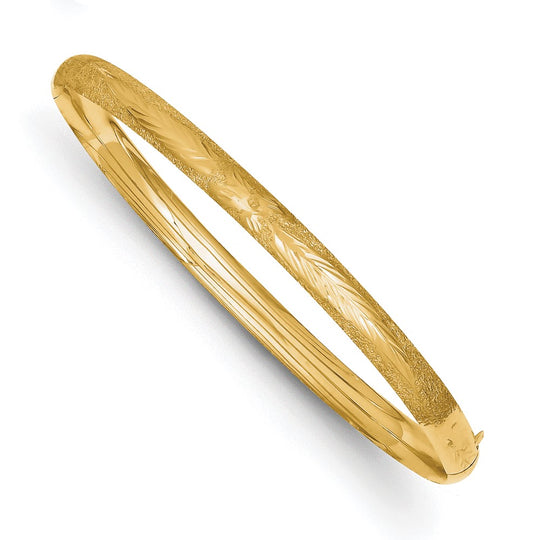 Brazalete Bangle con Corte Láser 14K