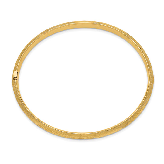 Brazalete Bangle con Corte Láser 14K