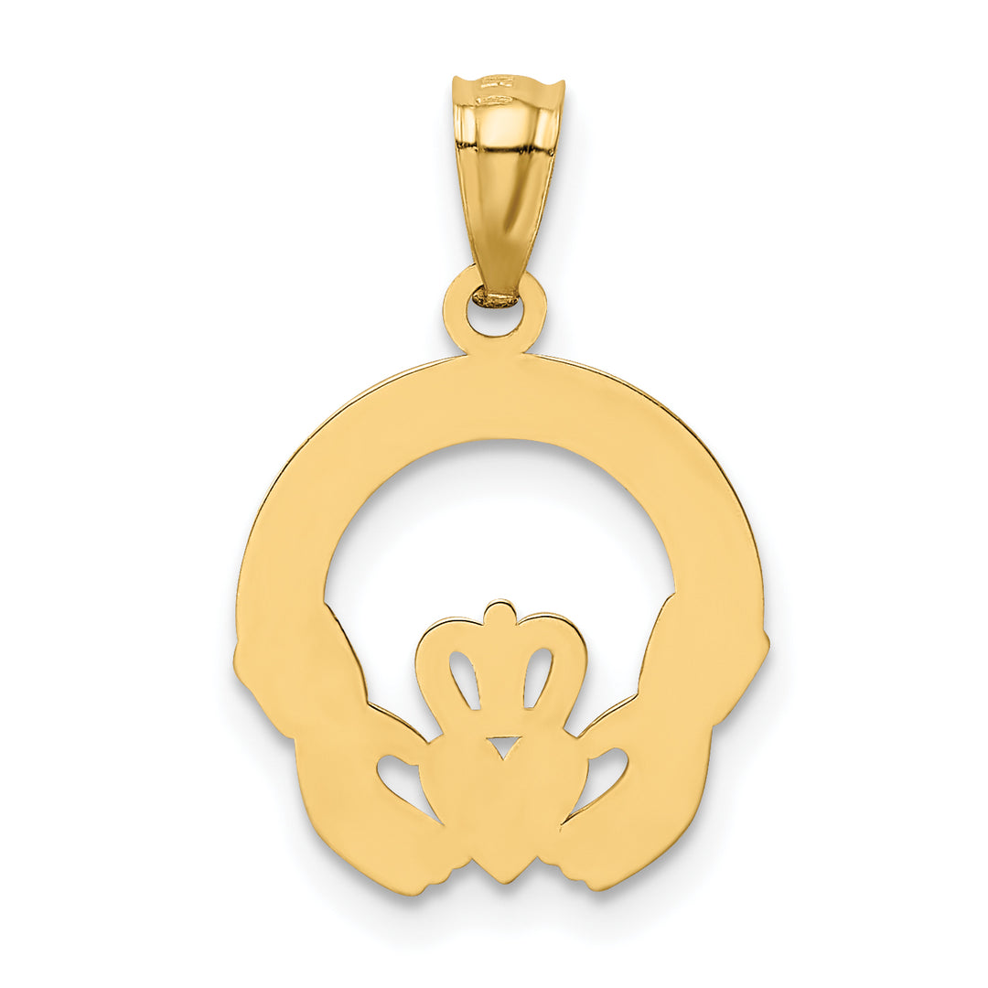 Dije Claddagh en Oro de 14k