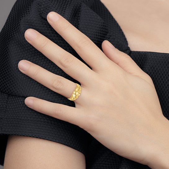 Anillo de Pepita en Oro Amarillo de 14k