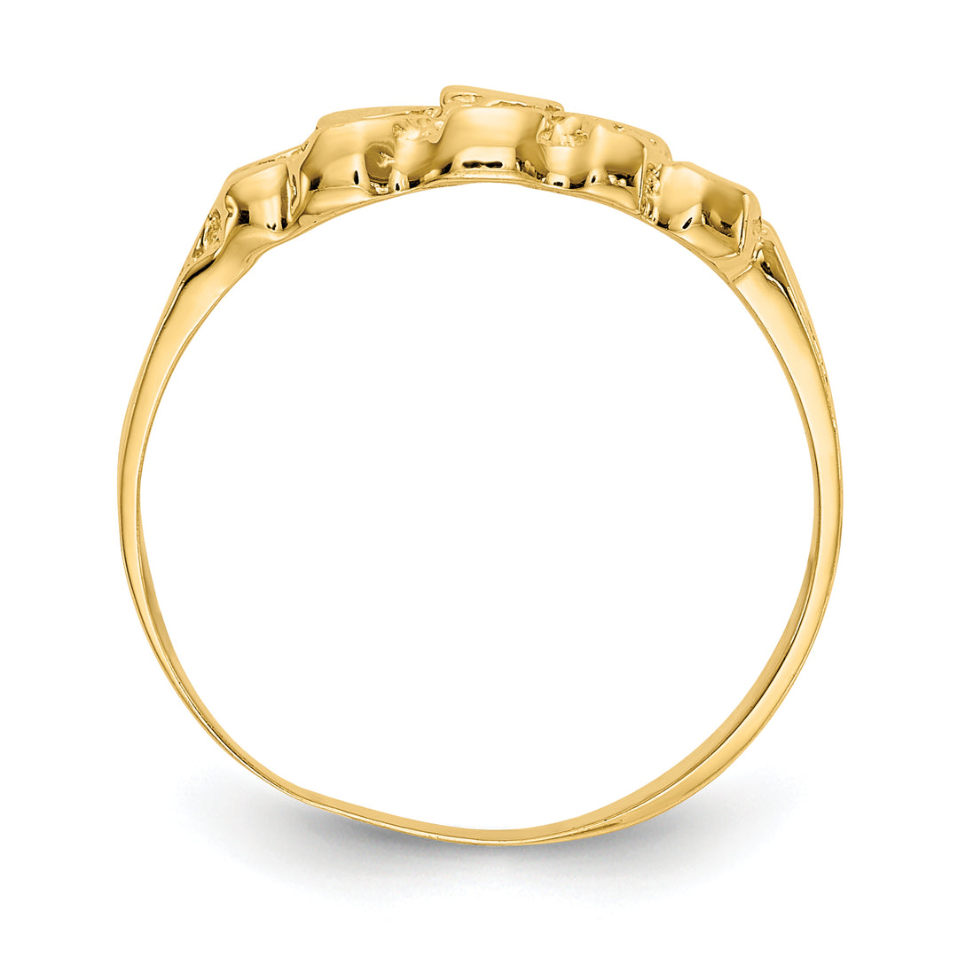 Anillo de Pepita en Oro Amarillo de 14k