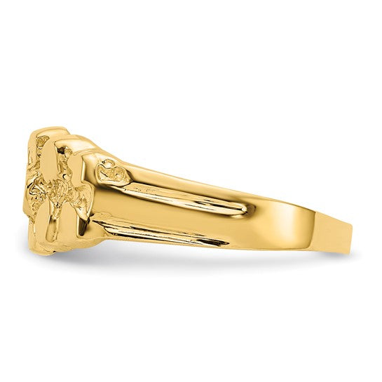 Anillo de Pepita en Oro Amarillo de 14k