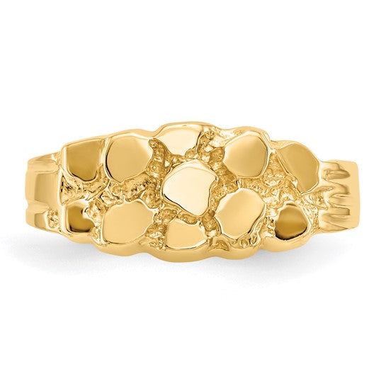 Anillo de Pepita en Oro Amarillo de 14k