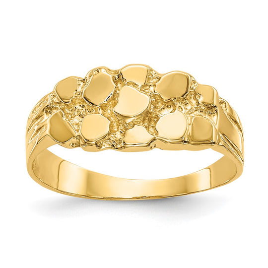 Anillo de Pepita en Oro Amarillo de 14k