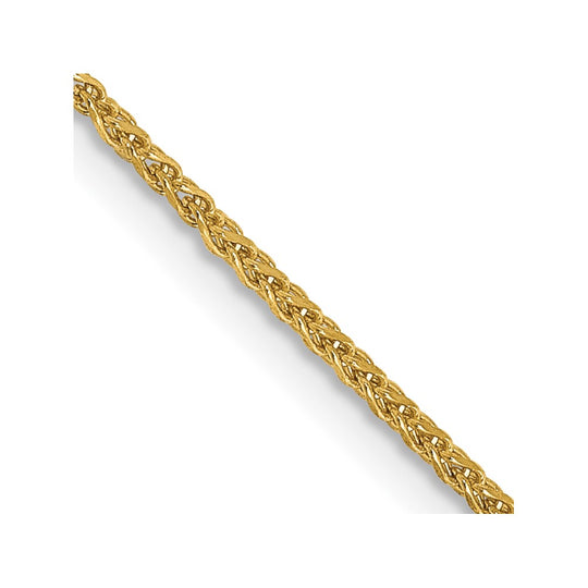 Cadena Spiga D/C de 14k y 1,25 mm