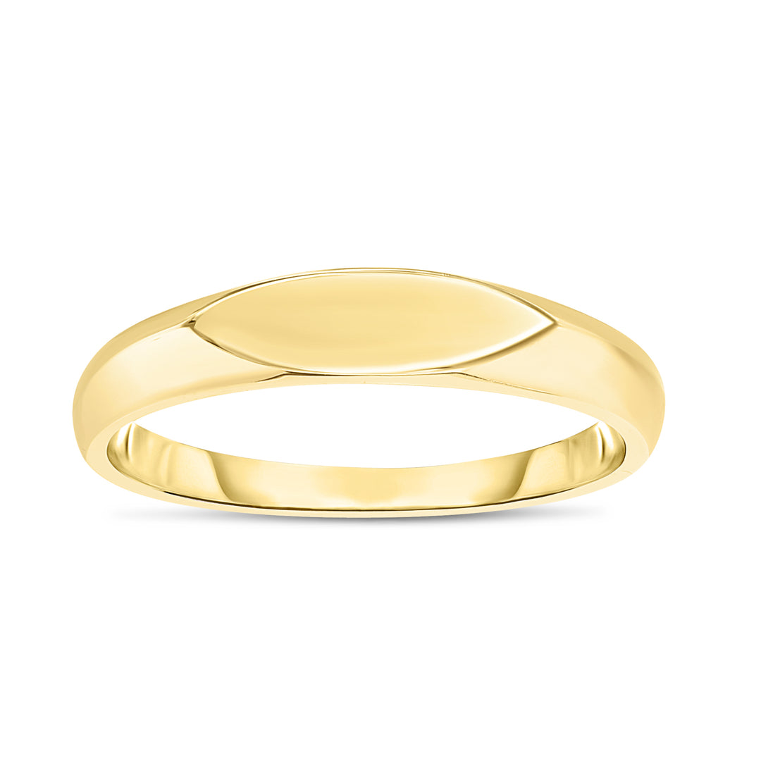 Anillo Esculpido en Oro Amarillo de 14k