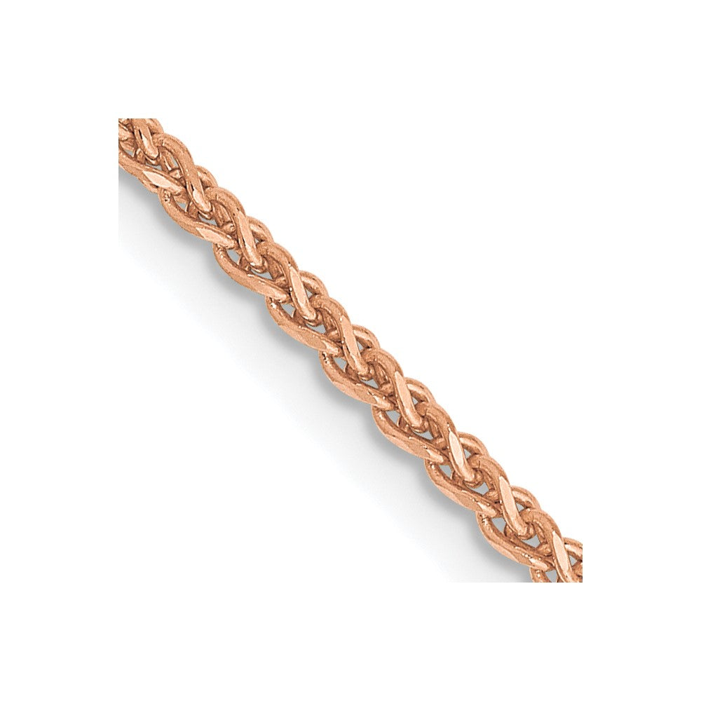 Cadena Spiga D/C de 1,7 mm en oro rosa de 14 k