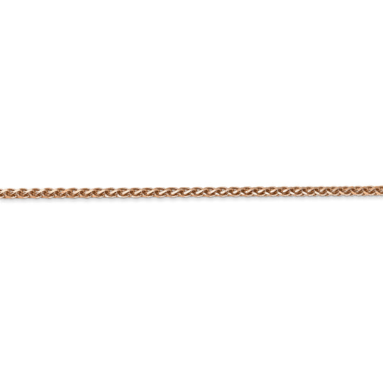 Cadena Spiga D/C de 2,1 mm en oro rosa de 14 k