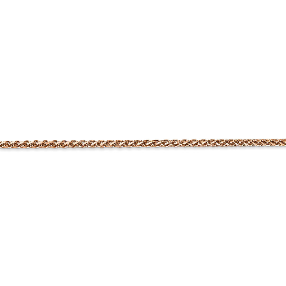 Cadena Spiga D/C de 2,1 mm en oro rosa de 14 k