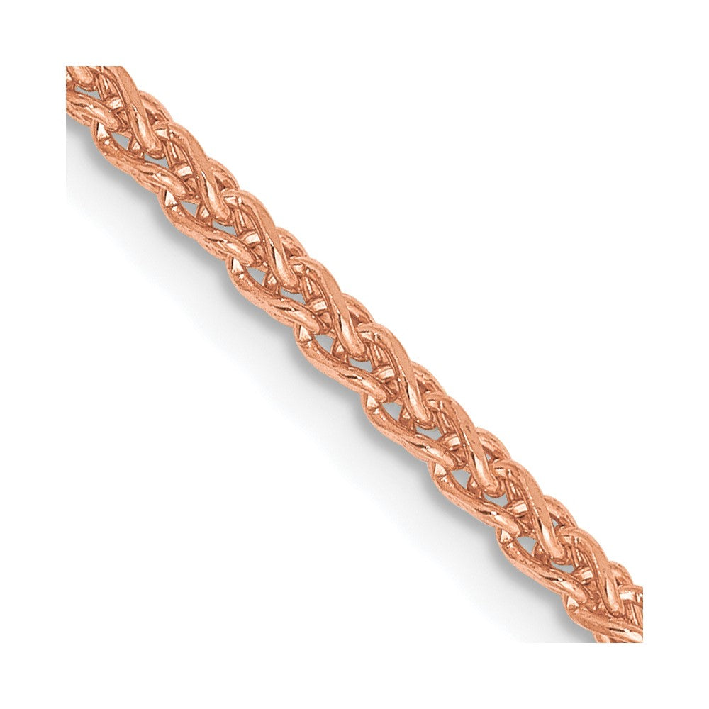 Cadena Spiga D/C de 2,1 mm en oro rosa de 14 k