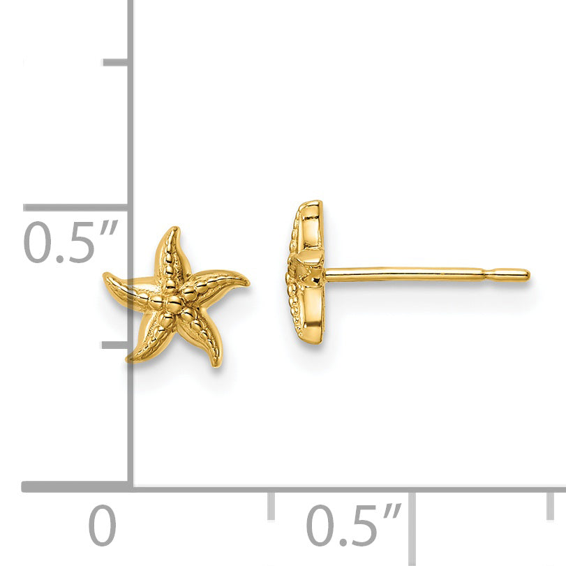 Pendientes de Estrella de Mar Madi K en Oro de 14k