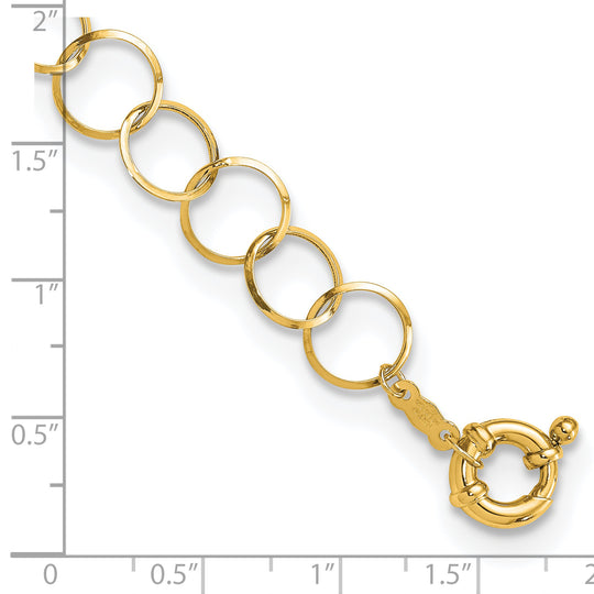 Pulsera de Cadena Circular 14K