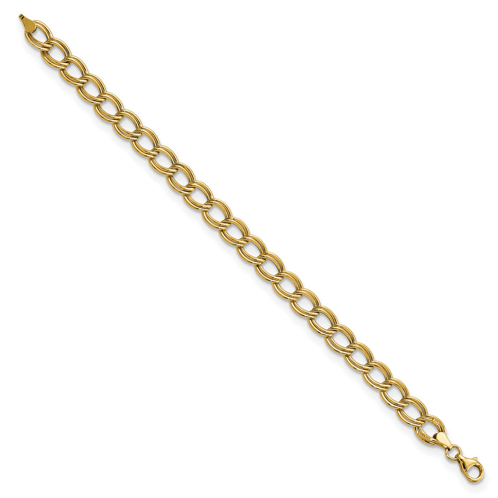 Pulsera 14K de Enlace Pulido