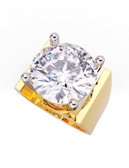 ANILLO DE COMPROMISO DE ORO 18K CON DIAMANTE DE LABORATORIO (SUSTENTABLE) 9.00 G VS1 IGI- LG578323426