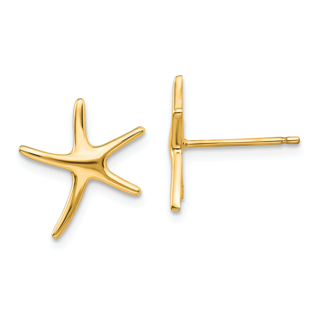 Pendientes de Estrella de Mar en Oro de 14k