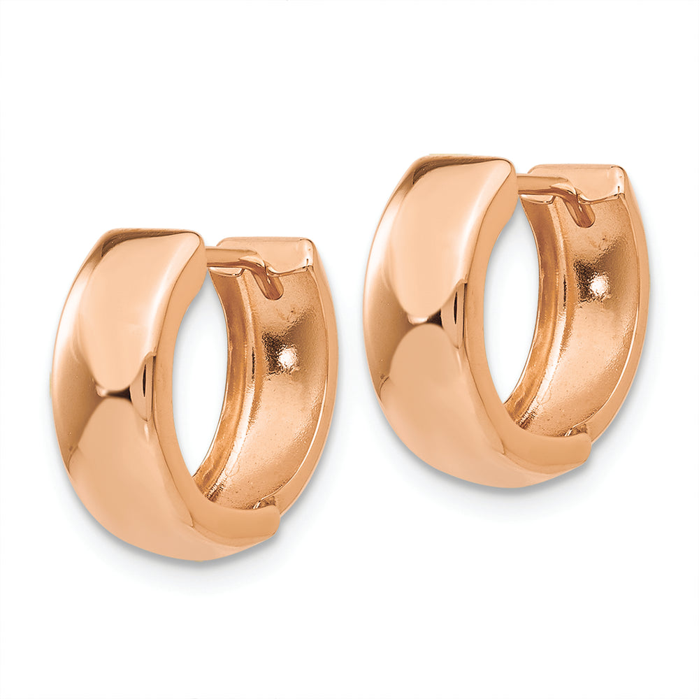 Pendientes de Aro con Bisagra en Oro Rosa de 14k