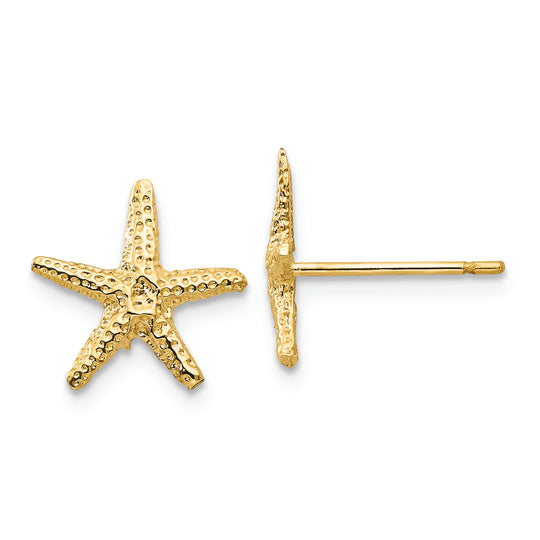 Pendientes de Estrella de Mar en Oro de 14k