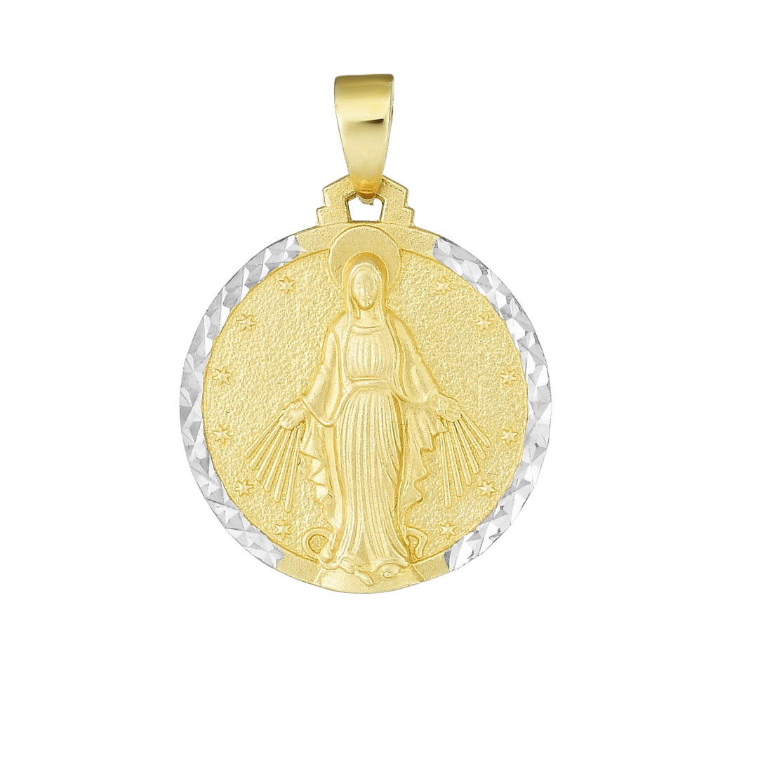 Medalla Religiosa María Santísima de Oro de 14 Quilates