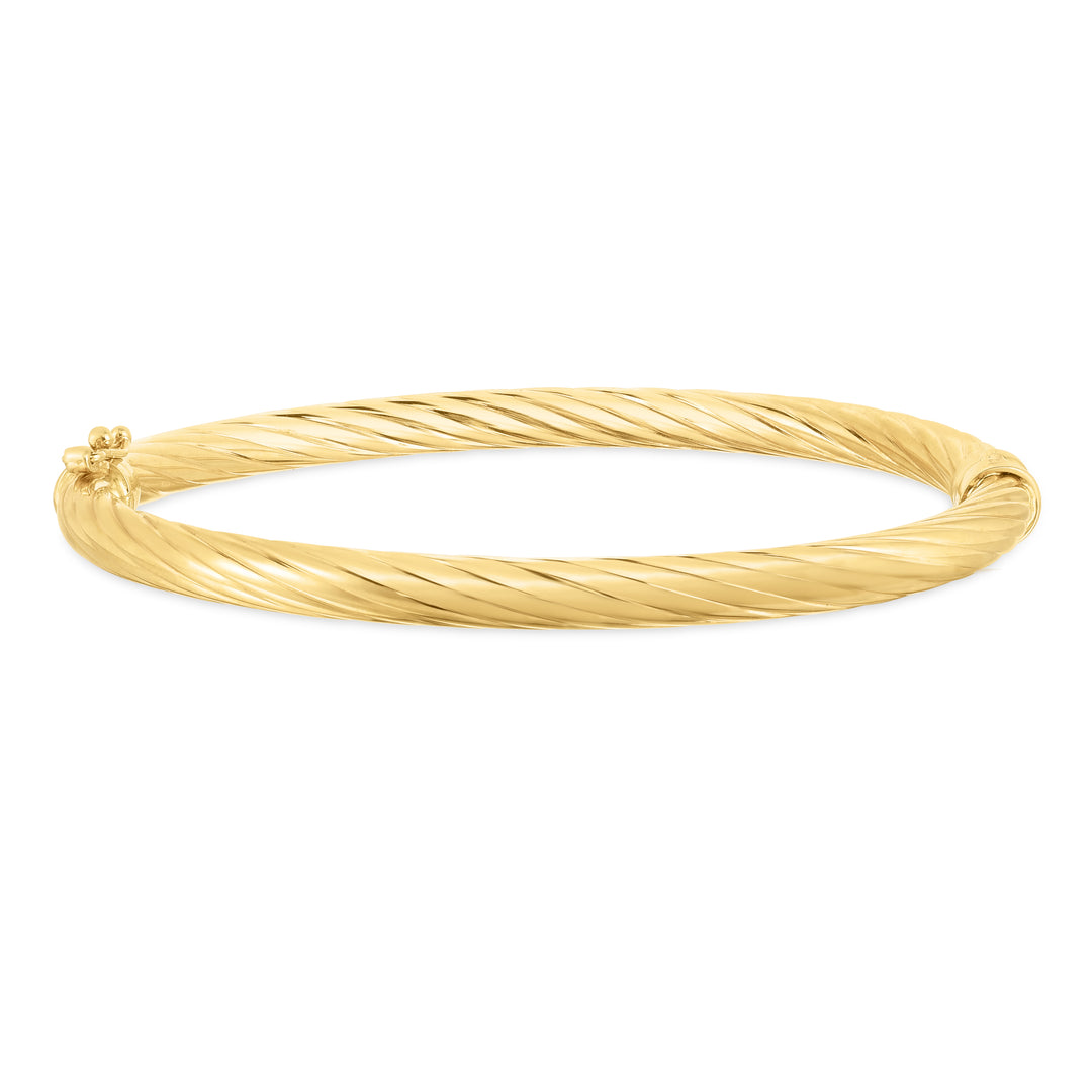 Brazalete Giratorio de Oro Amarillo de 14k