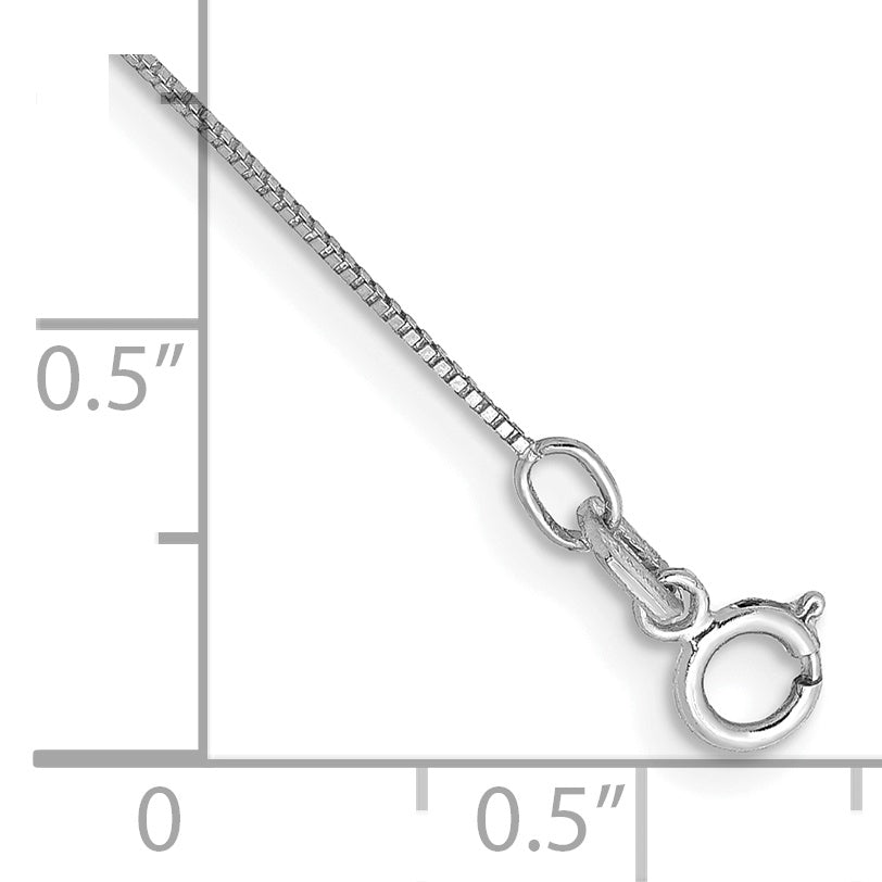 Tobillera de cadena con cierre de langosta, caja de 0,5 mm WG de 14 k