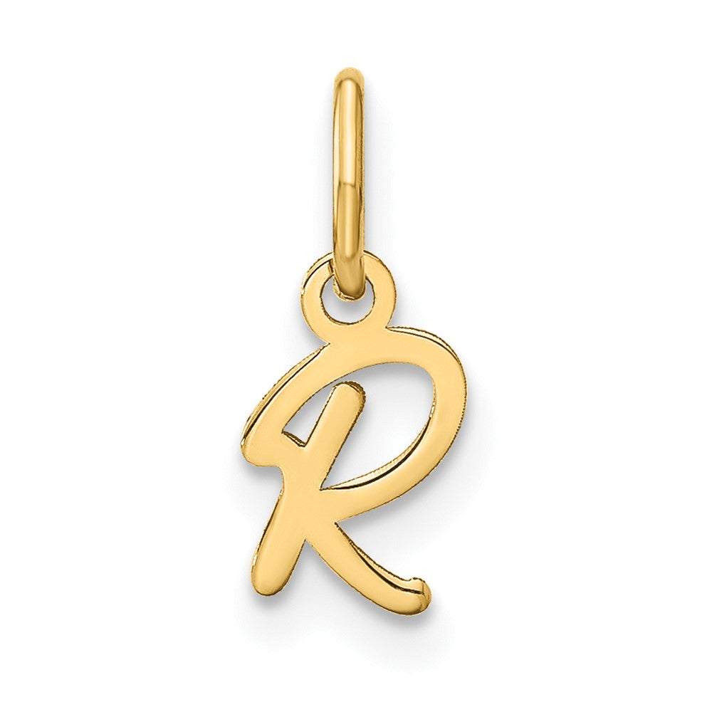 Dije Inicial "R" en Mayúscula en Oro Amarillo de 14k