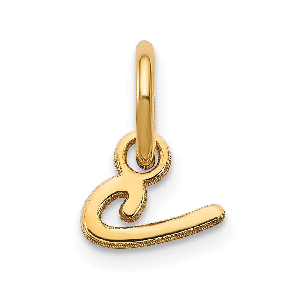 Dije con la Inicial "c" en Minúscula en Oro Amarillo de 14k