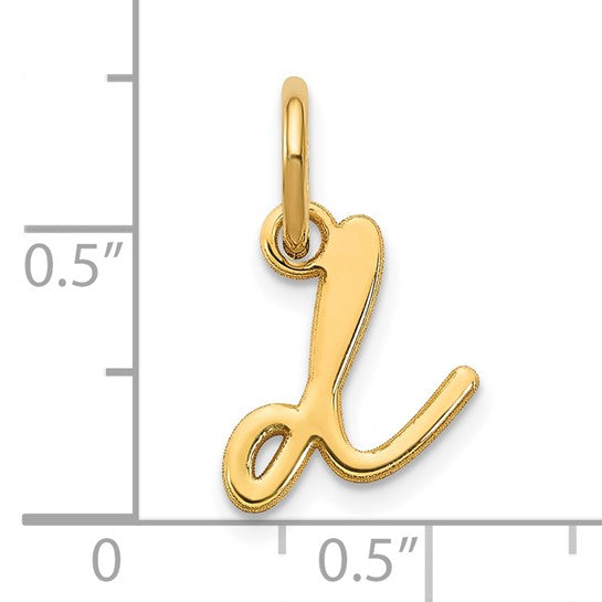 Dije con la Inicial "d" en Oro Amarillo de 14k